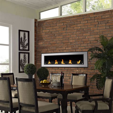 wall mounted ethanol fireplaces